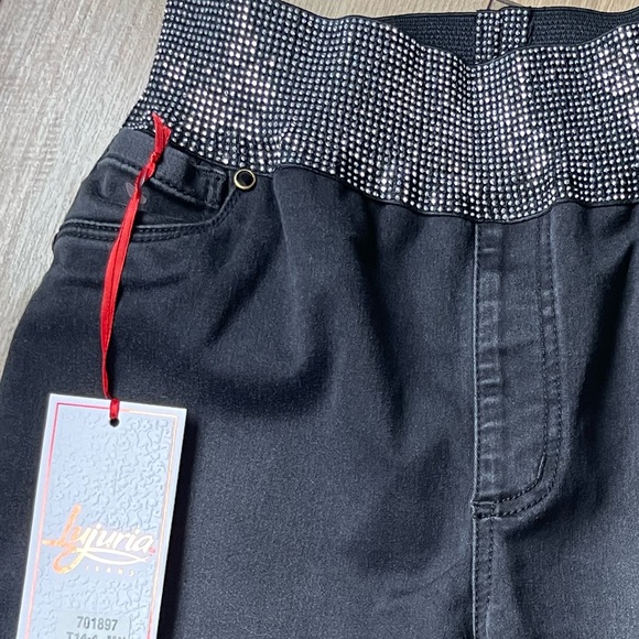 LUJURIA Jeans, Colombian 🇨🇴 Butt Lifter Skinny Rhinestone Push Up Jean - Picture 10 of 15